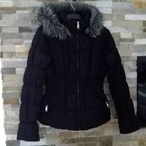 Maralyn & Me Black Puffer coat